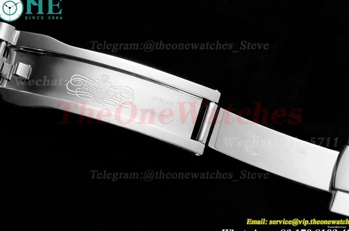 126334 GMF 41mm SS VR3235 Textured Green SS Datejust Dial 0214